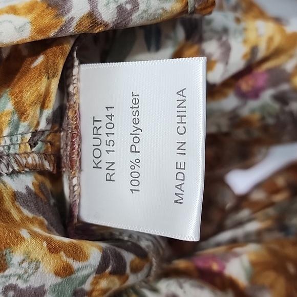 Kourtfloral babydoll dress size L - Picture 5 of 6